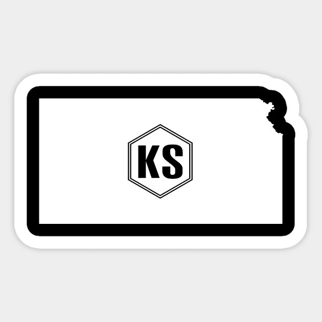 Kansas Homer (White) Sticker by caknuck